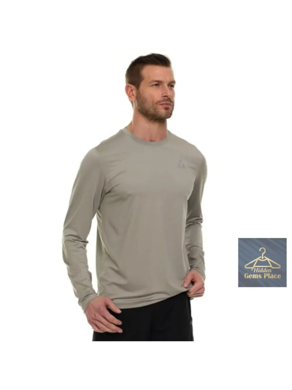 UPF 50+ Long Sleeve Rash Guard Quick Dry UV Protection Swim Shirt Fishing Hiking